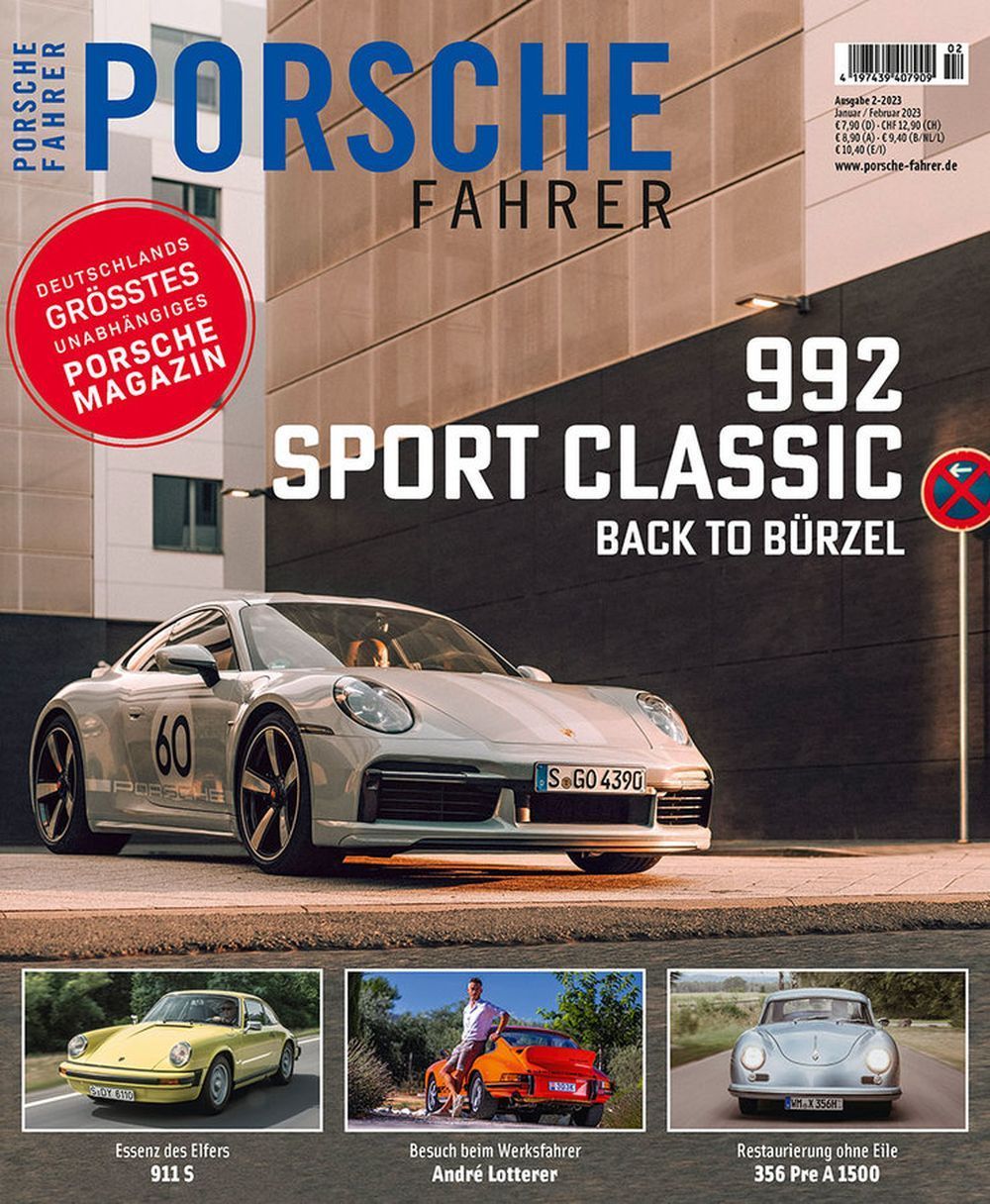 Porsche Fahrer Tijdschrift Duitsland 2023-02 Originele uitgave