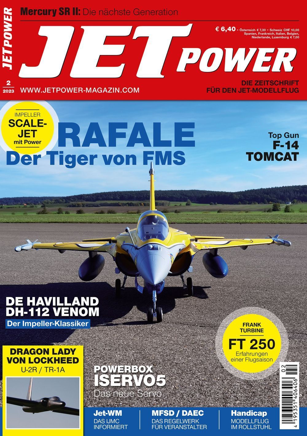 Jet Power Magazin Deutschland 2023-02 Rafale FMS Dragon Lady