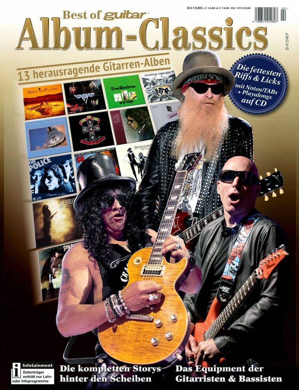Guitar Spezial Magazin Deutschland 2015 Billy Gibbons Joe Satriani Slash