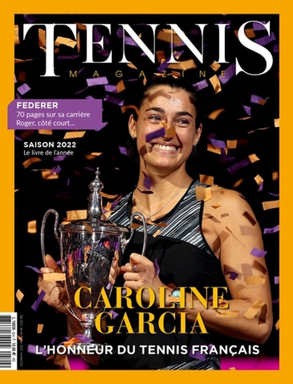 Tennis Revista Francia 2023 #524 Caroline Garcia Roger Federer Edición original