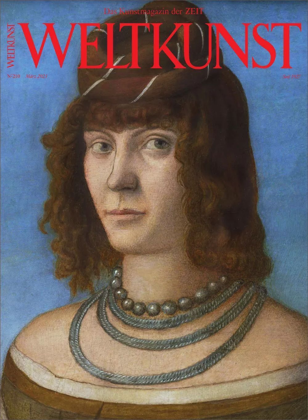 Weltkunst Lehti Saksa 2023 #210 Vittore Carpaccio Alkuperäinen painos