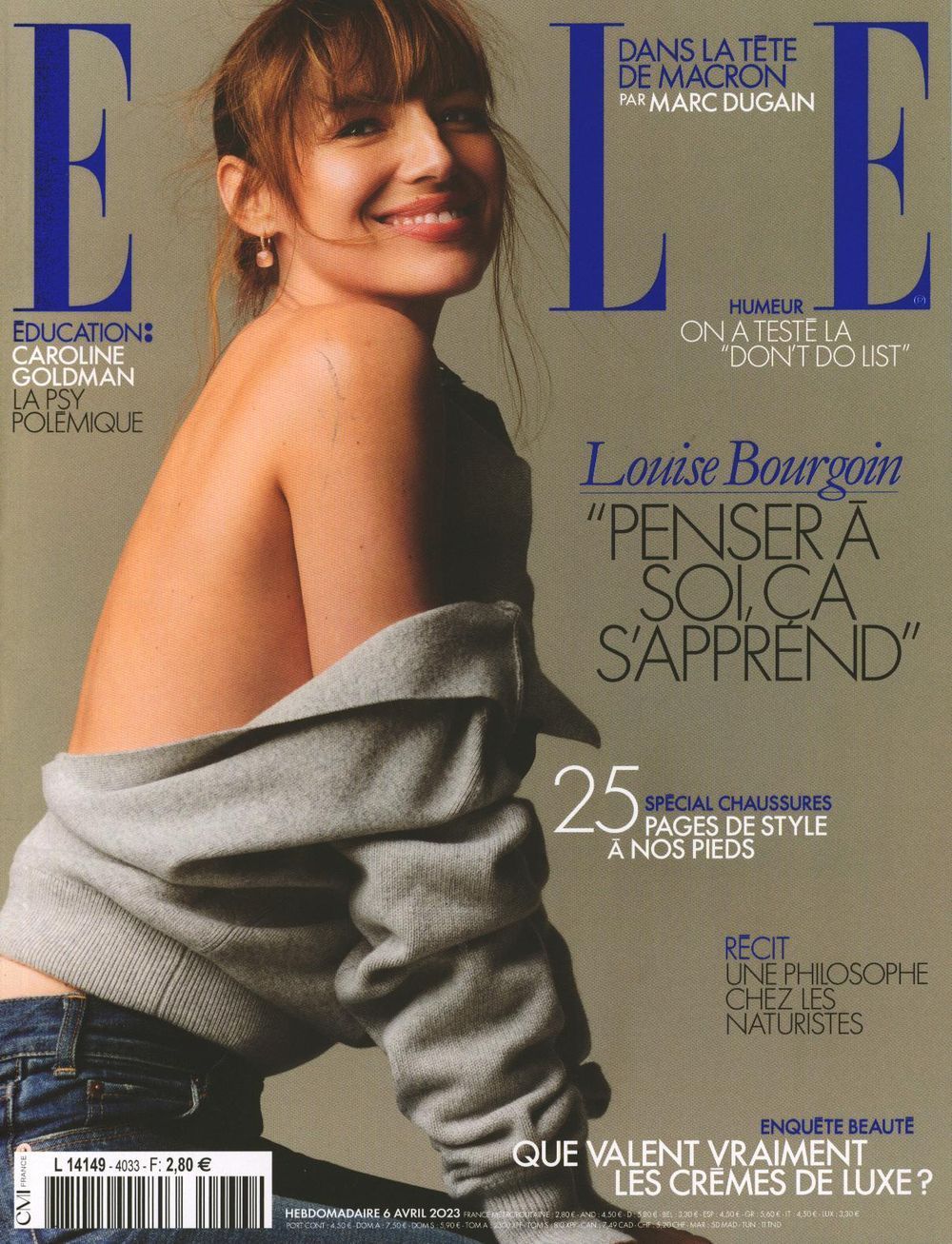 Elle Magazin Frankreich 2023 #4033 Louise Bourgoin