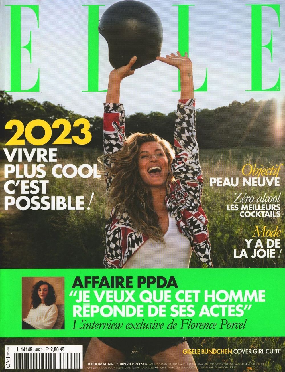 Elle Magasin Frankrike 2023 #4020 Gisele Bundchen Originalutgåva
