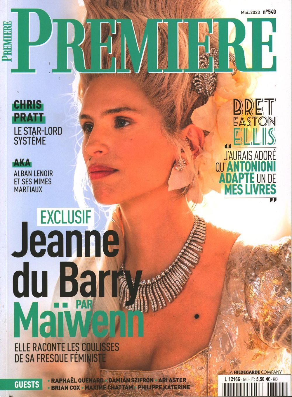 Premiere Magazin Frankreich 2023 #540 Jeanne Du Barry Maïwenn Le Besco
