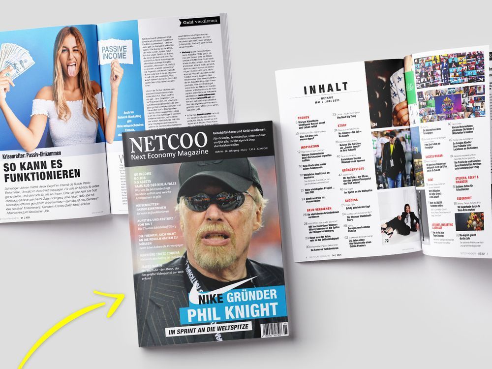 Netcoo Magazin Deutschland 2021-04 Phil Knight
