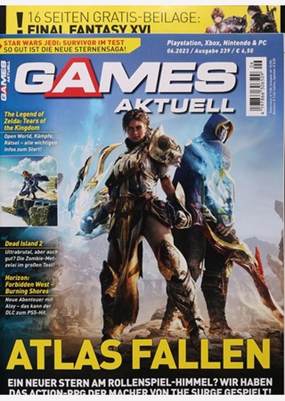 Games Aktuell Magazin Deutschland 2023-06 Atlas Fallen The Legend Of Zelda