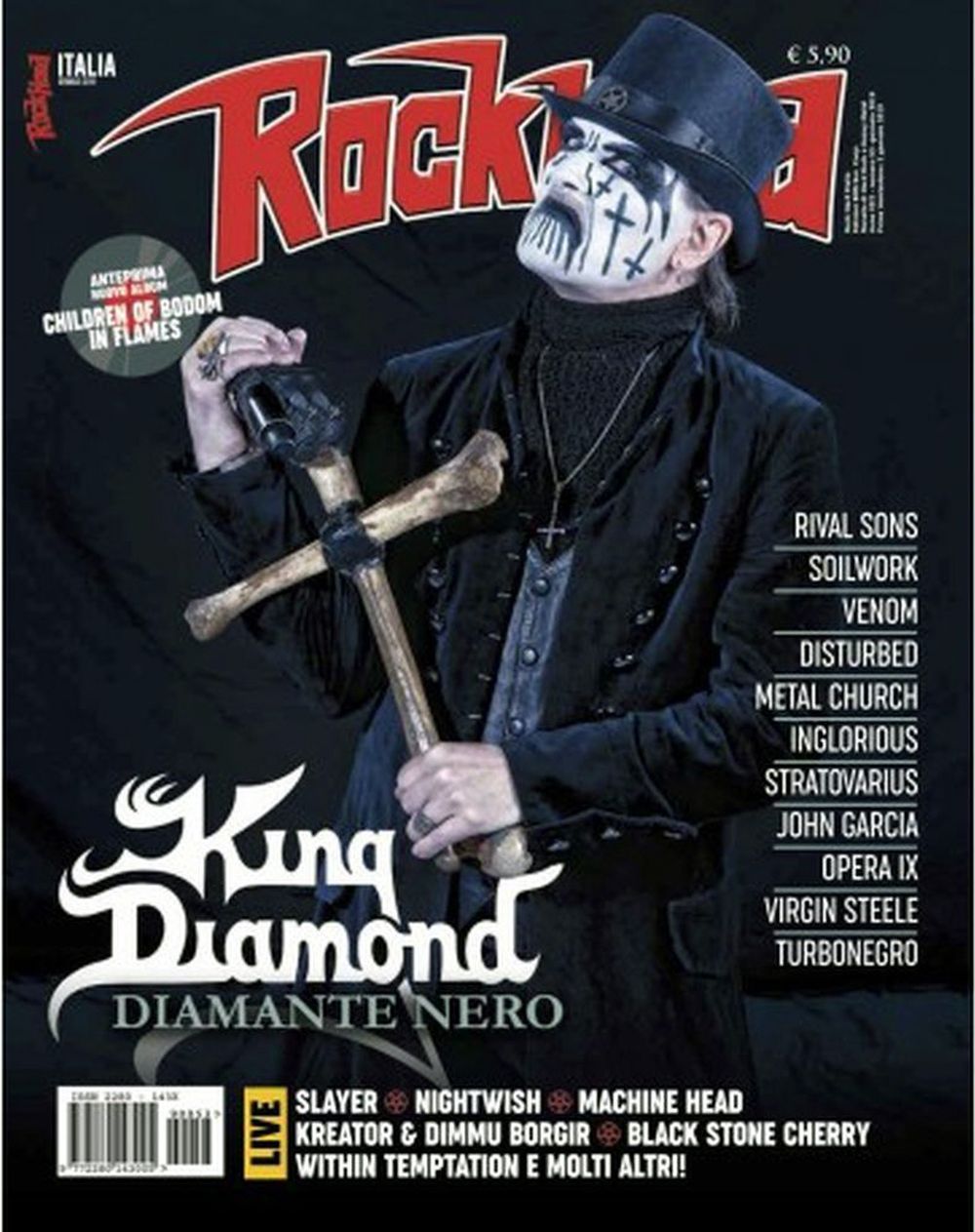 Rock Hard Magasin Italien 2019-01 King Diamond Originaludgave