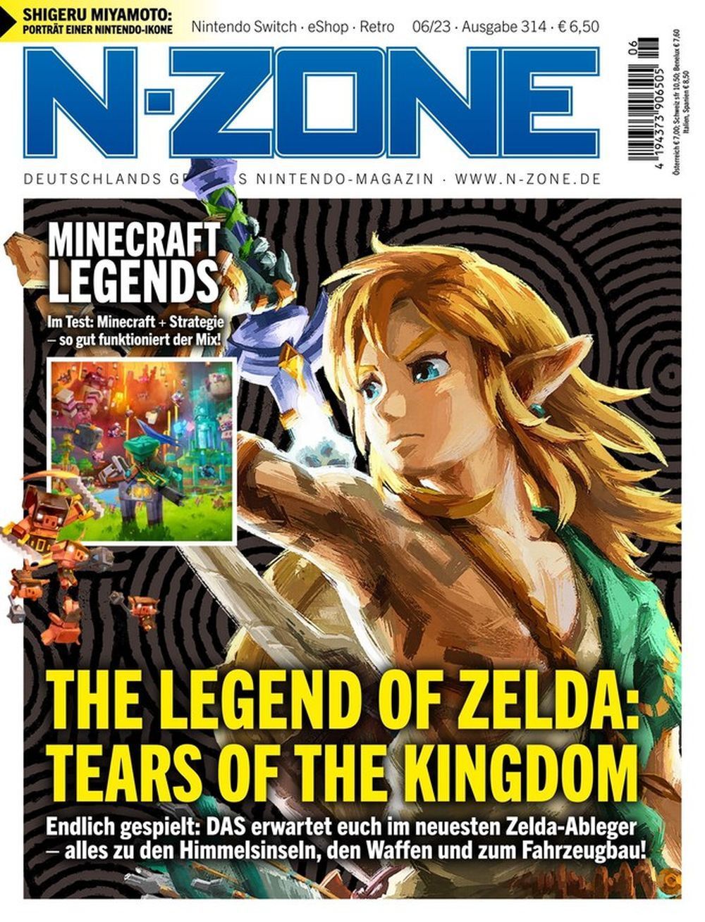 N-Zone Magazin Deutschland 2023-06 The Legend Of Zelda Minecraft