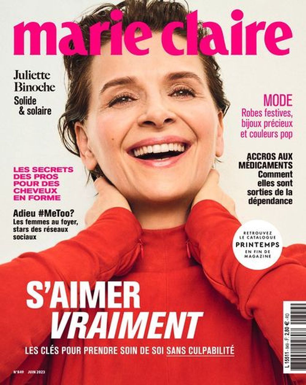 Marie Claire Magazin Frankreich 2023 #849 Juliette Binoche