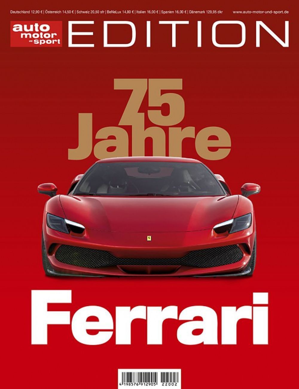 Auto Motor Und Sport Ausgabe Magazin Deutschland 2022-02 Ferrari