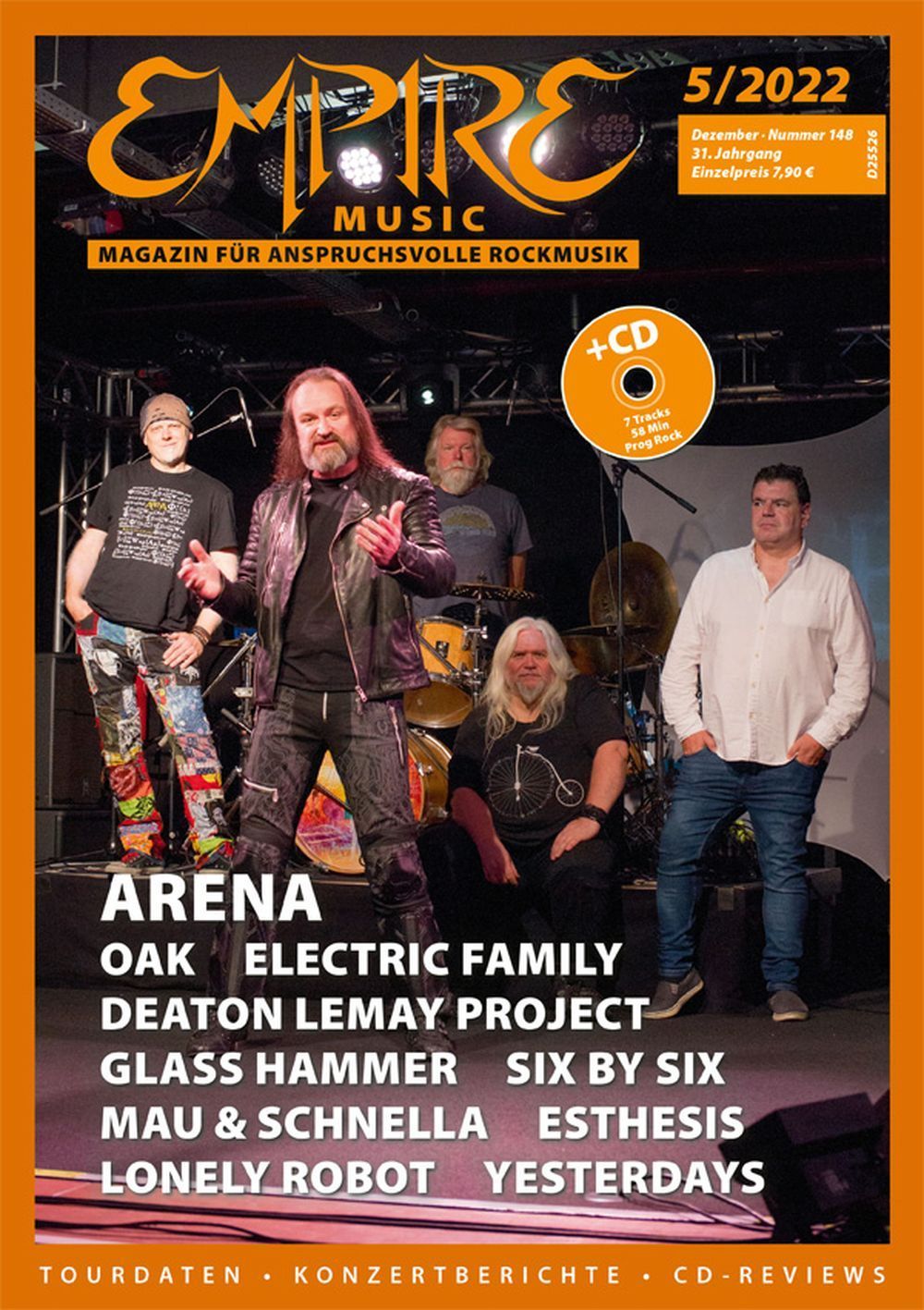Empire Music Magasin Tyskland 2022 #148 Arena Oak Originalutgåva