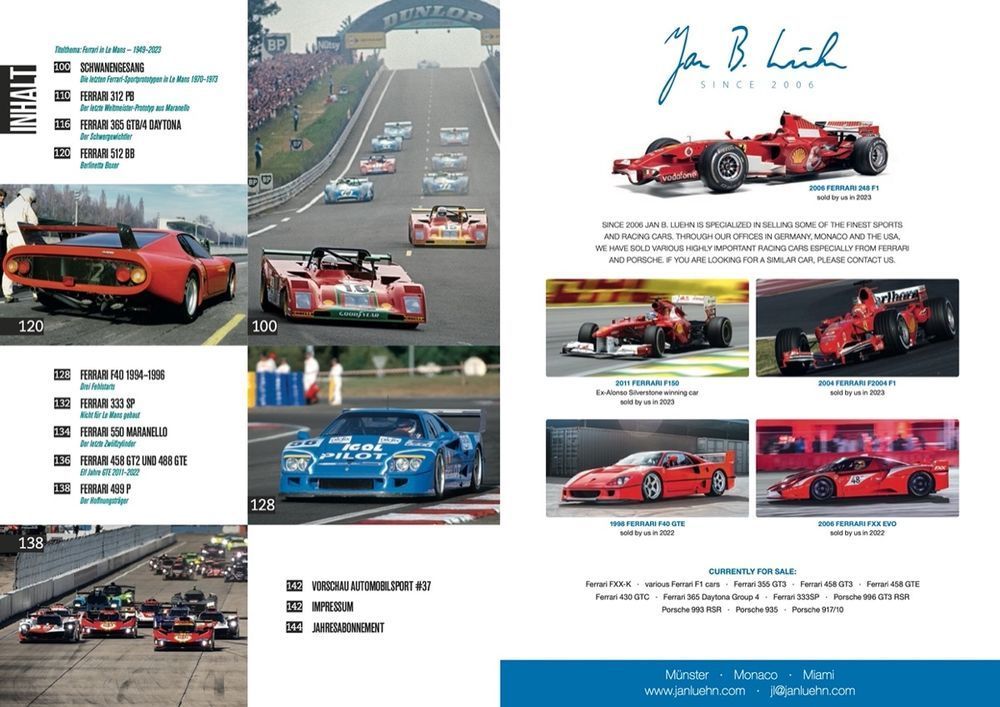 Automobilsport Magazin Deutschland 2023 #36 Ferrari Le Mans