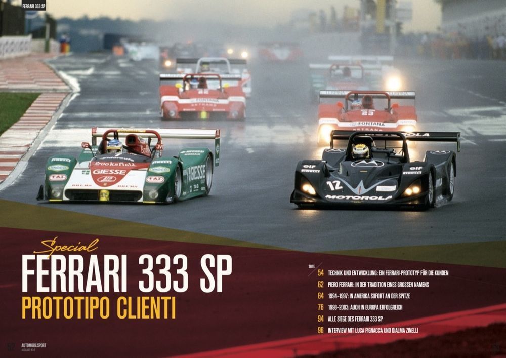 Automobilsport Magazin Deutschland 2023 #34 Ferrari 333 SP
