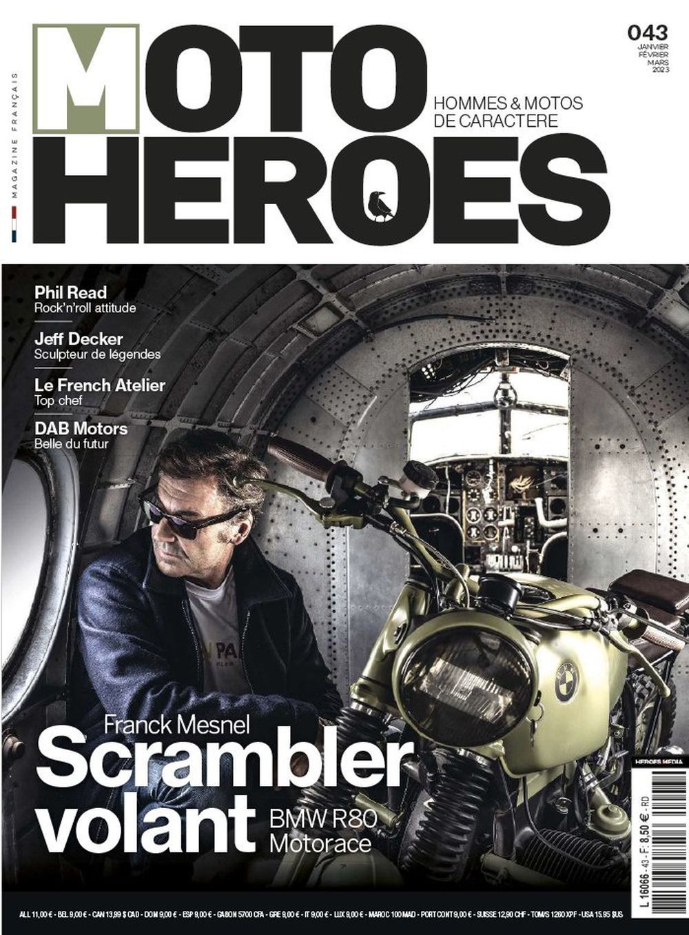 Moto Heroes Magazin Frankreich 2023 #43 Franck Mesnel Phil Read Jeff Decker