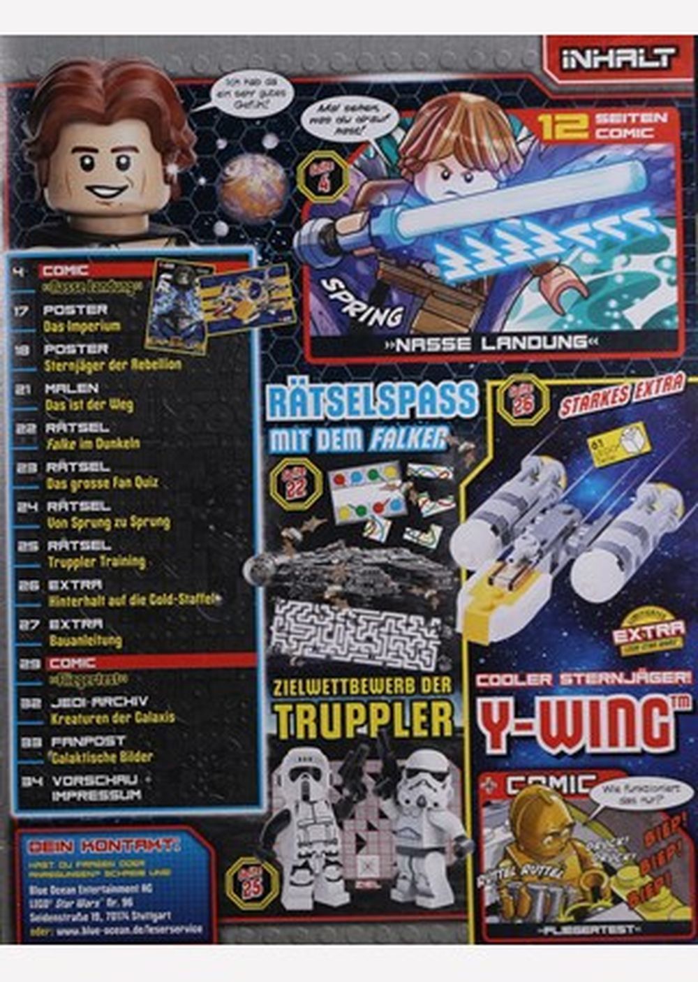 Lego Star Wars Magasin Tyskland 2023 #96 + Gimmick Y Wing