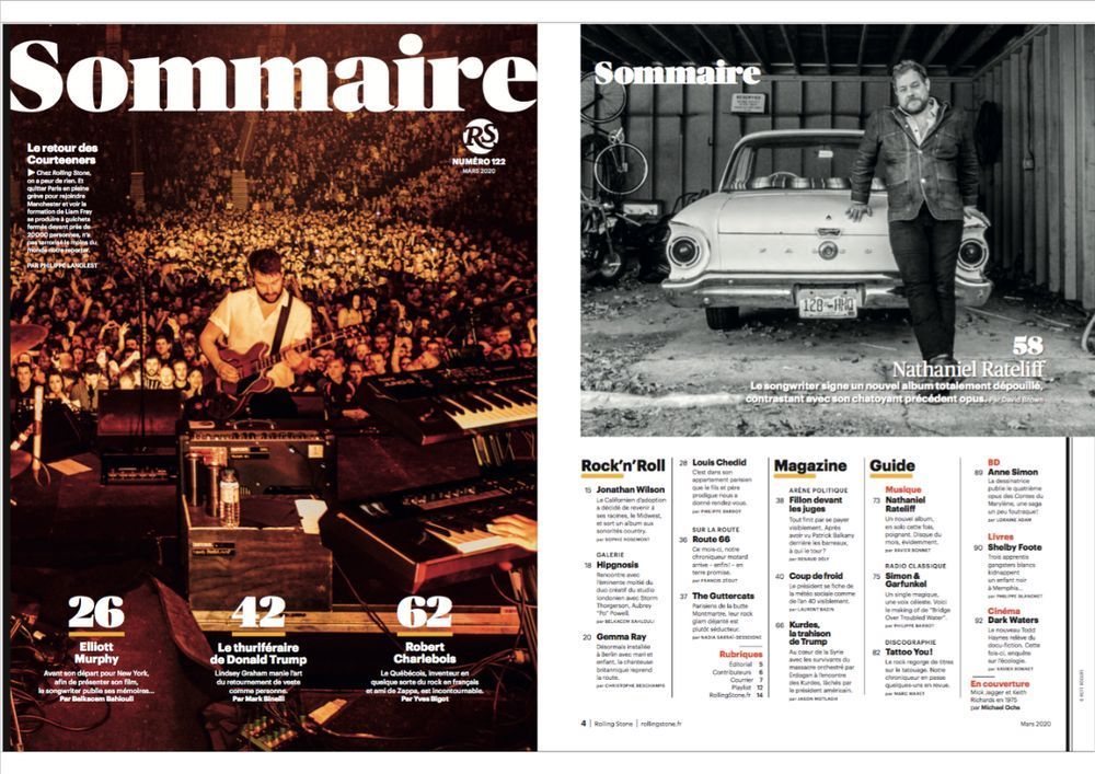 Rolling Stone Lehti Ranska 2020 #122 The Rolling Stones Elliott Murphy Alkuperäinen painos