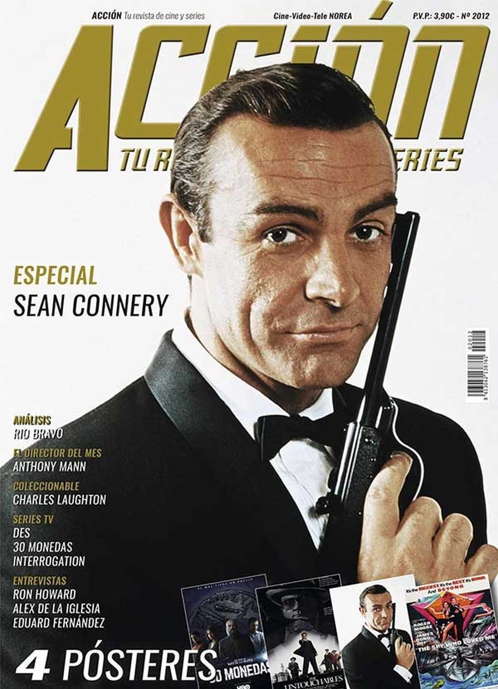 Accion Magazine Espagne 2020-12 Sean Connery James Bond Charles Laughton Édition originale