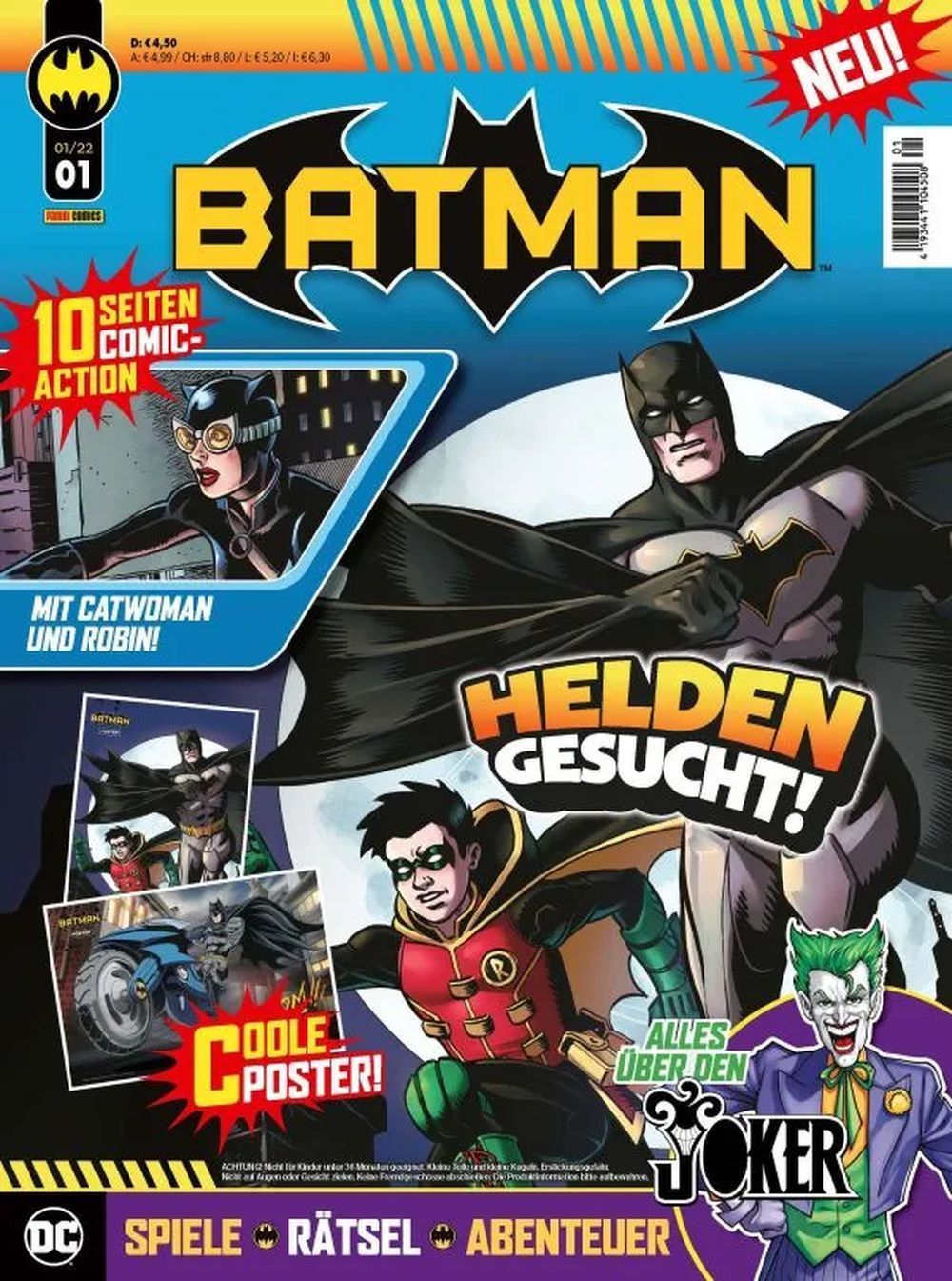 Batman Tijdschrift Duitsland 2022 #1 Dart-Blaster Originele uitgave + Cadeau