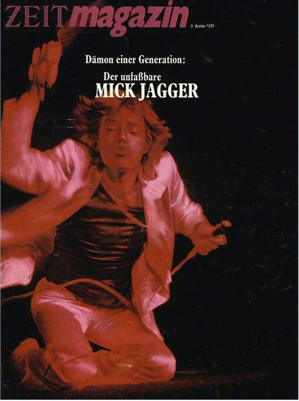 Zeit Lehti Saksa 2023-24 Mick Jagger Alkuperäinen painos