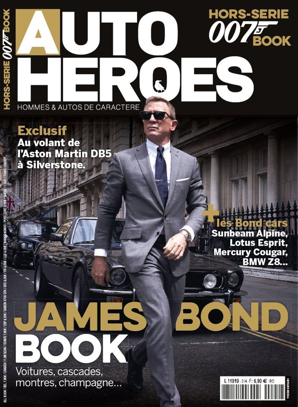 Auto Heroes Hors Serie Revista Francia 2021 #3 Daniel Craig Edición original