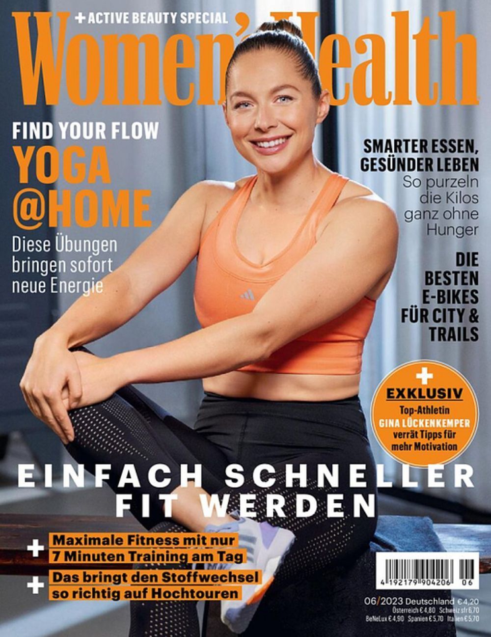 Womens Health Magazine Allemagne 2023-06 Gina Lückenkemper Édition originale