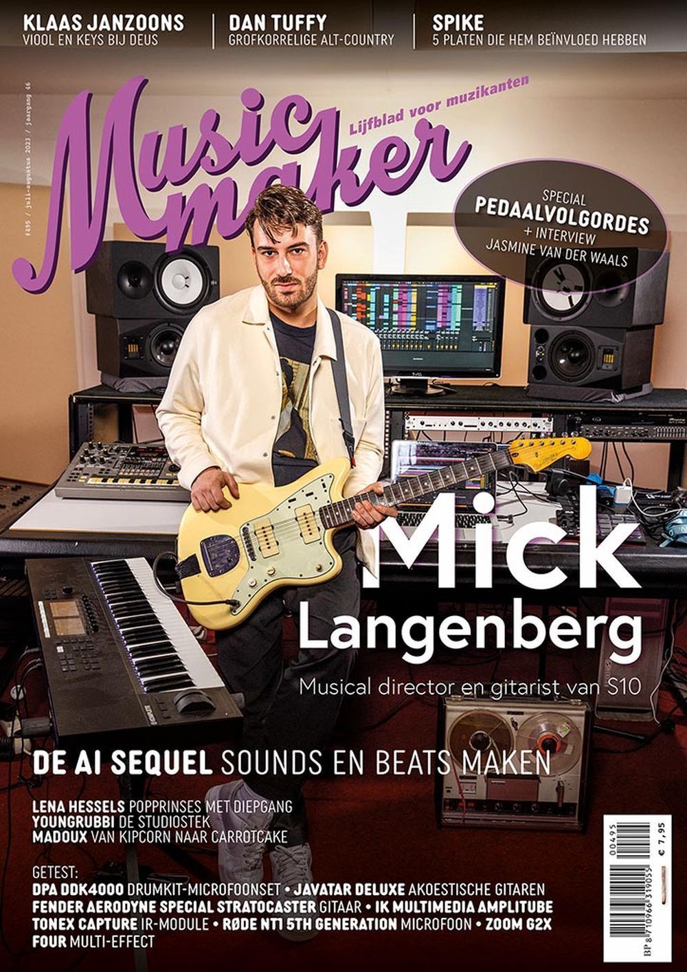 Musicmaker Magazin Niederlande 2023 #495 Mick Langenberg Dan Tuffy Spike