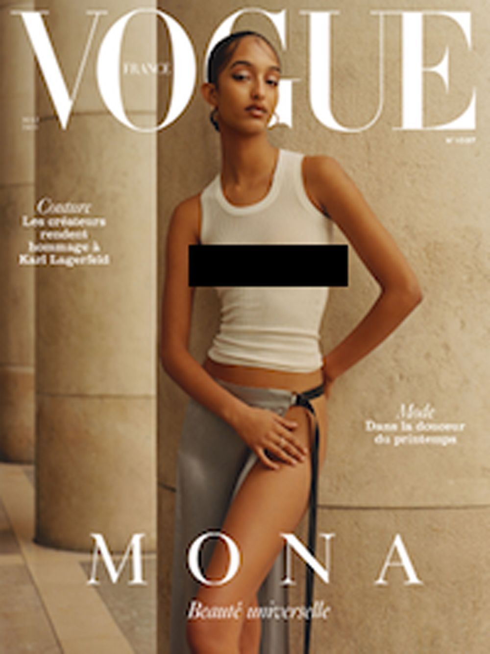 Vogue Revista França 2023 #1037 Mona Tougaard Edição original