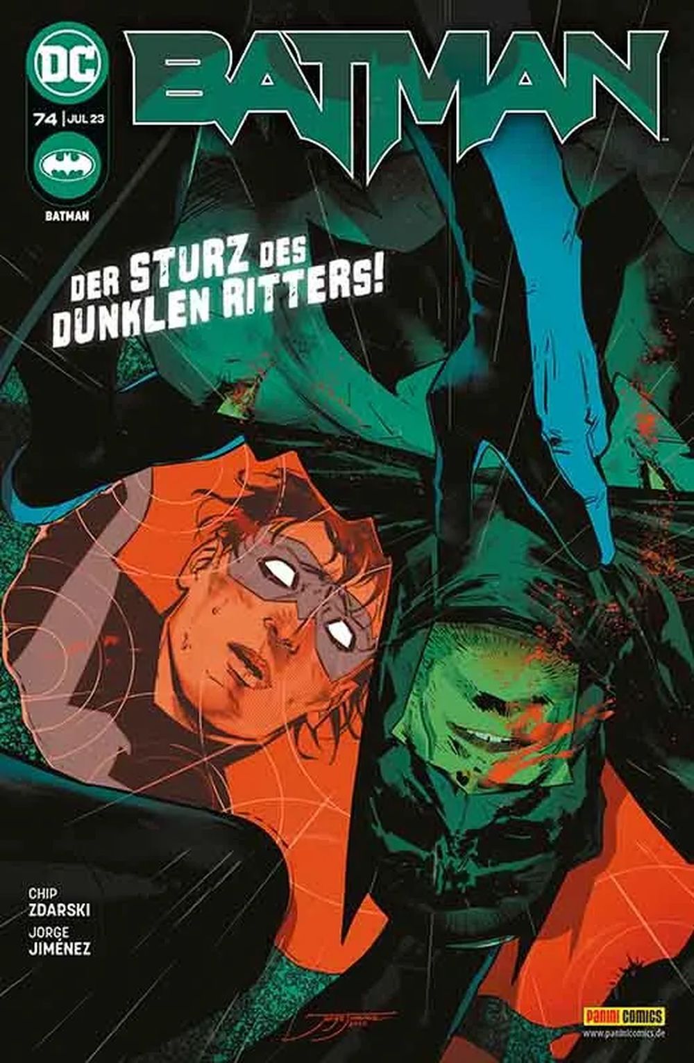 Batman Comic Tyskland 2023 #74 Jorge Jimenez Chip Zdarsky Originalutgåva
