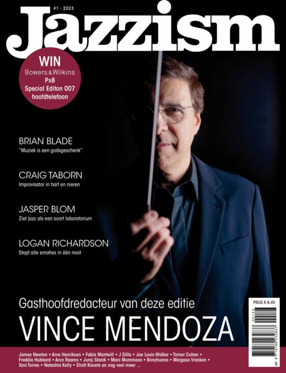 Jazzism Tijdschrift Nederland 2023-01 Vince Mendoza Brian Blade Logan Richardson Originele uitgave