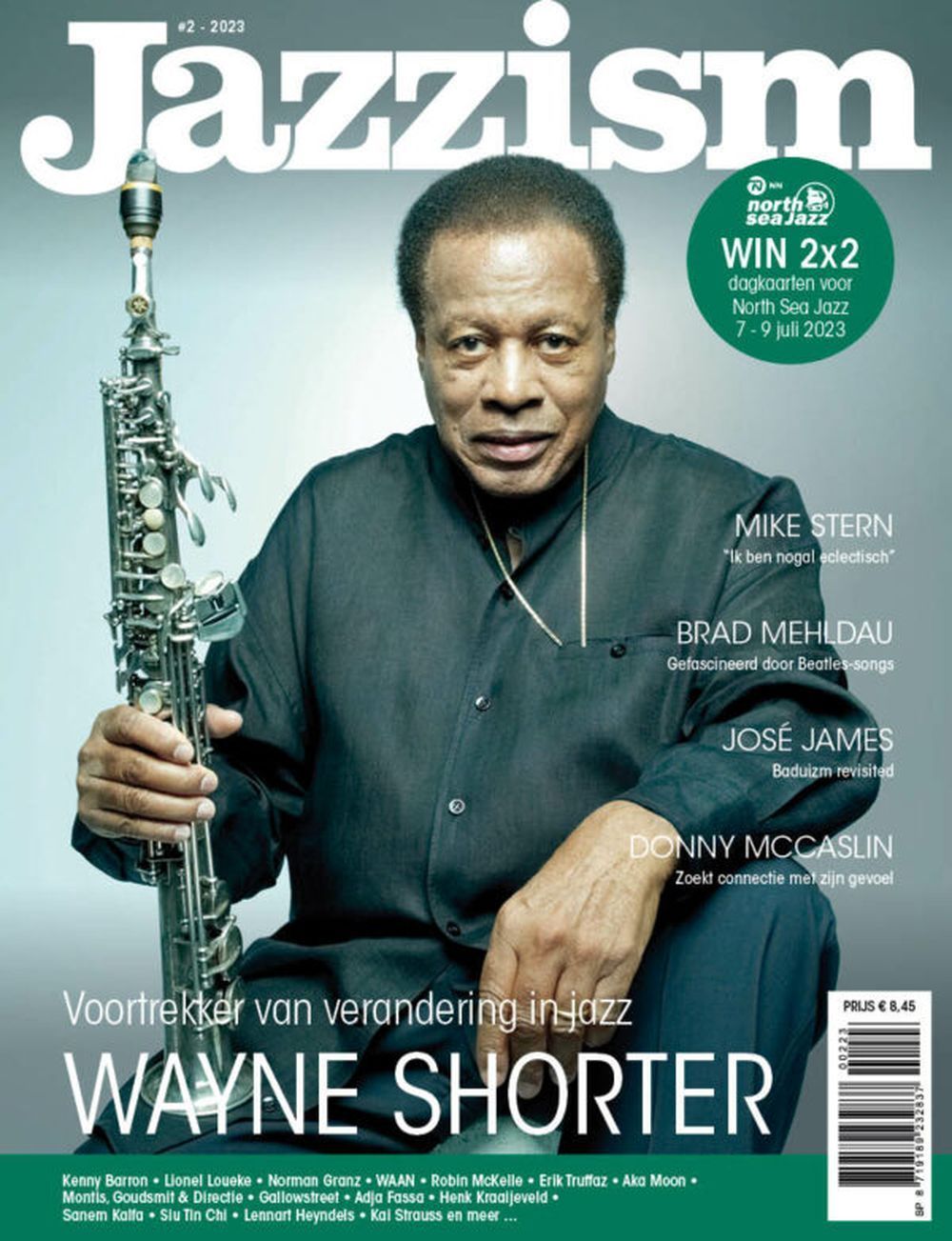 Jazzism Tijdschrift Nederland 2023-02 Wayne Shorter Mike Stern Brad Mehldau Originele uitgave