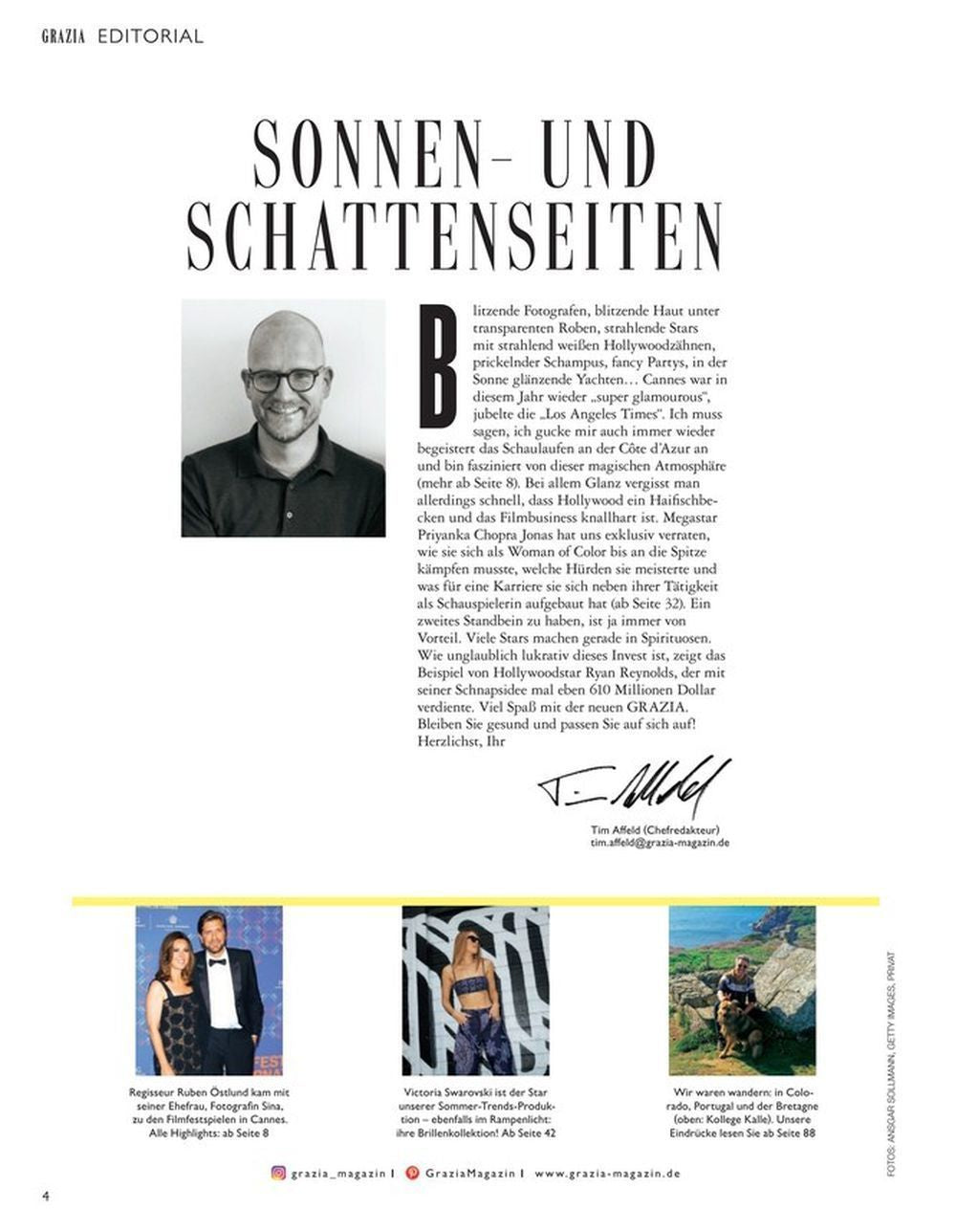 Grazia Magazine Germany 2023-13 Priyanka Chopra Jonas Victoria Beckham