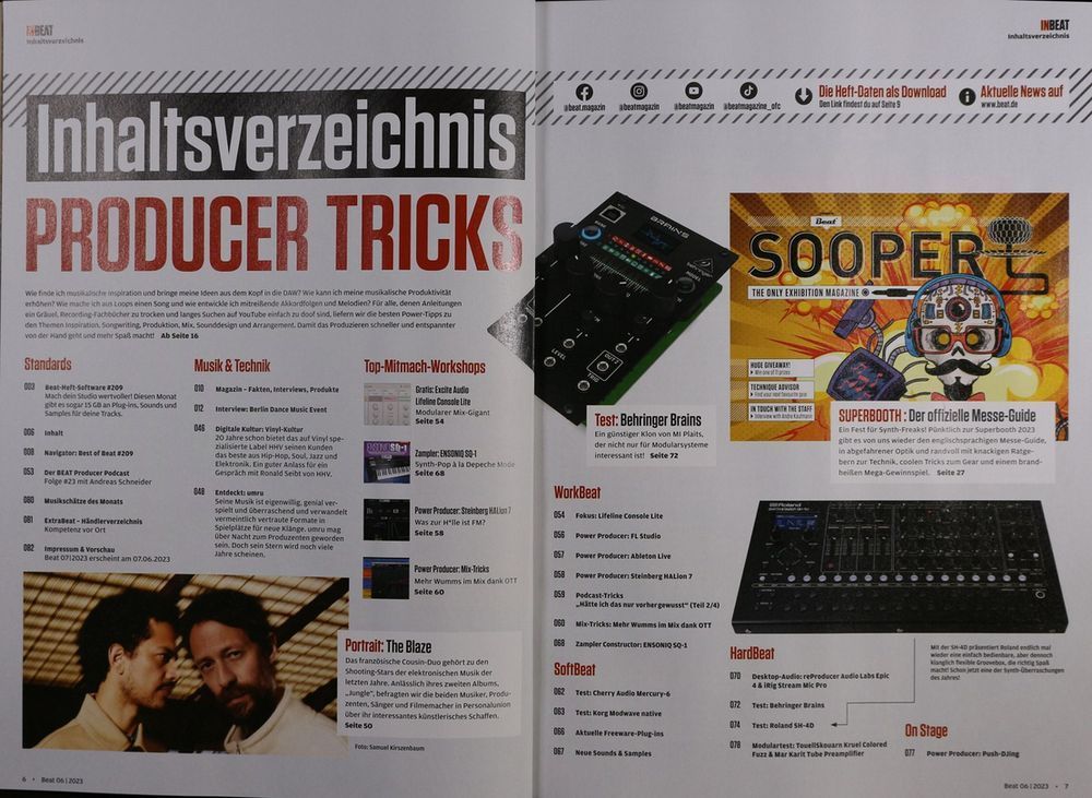 Beat Magazin Deutschland 2023-06 The Blaze