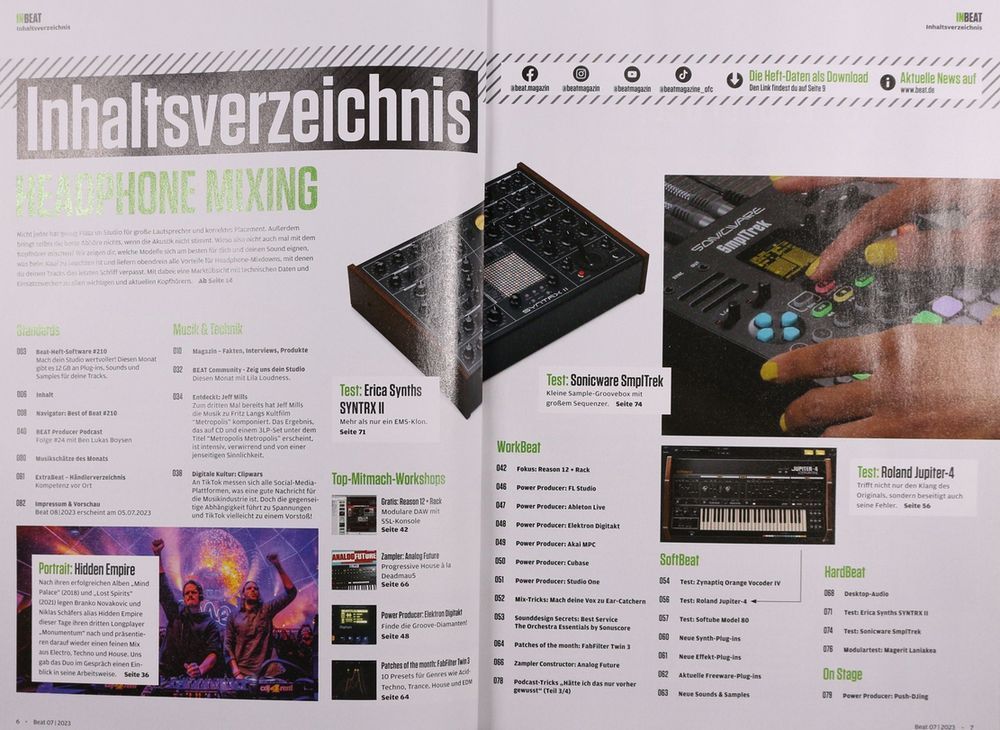 Beat Magasin Tyskland 2023-07 – Jeff Mills – Originalutgåva