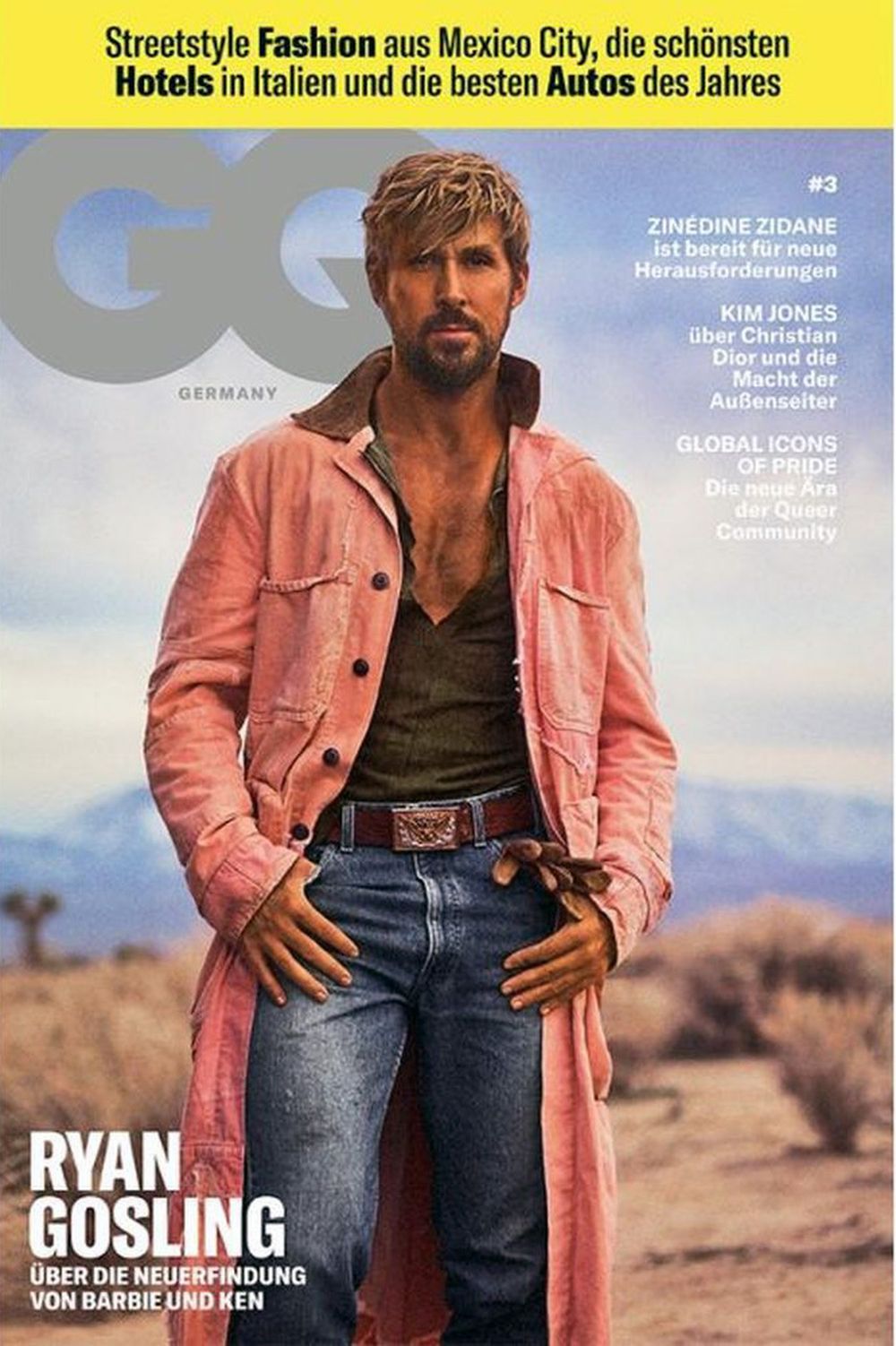 GQ Magasin Tyskland 2023-03 Ryan Gosling