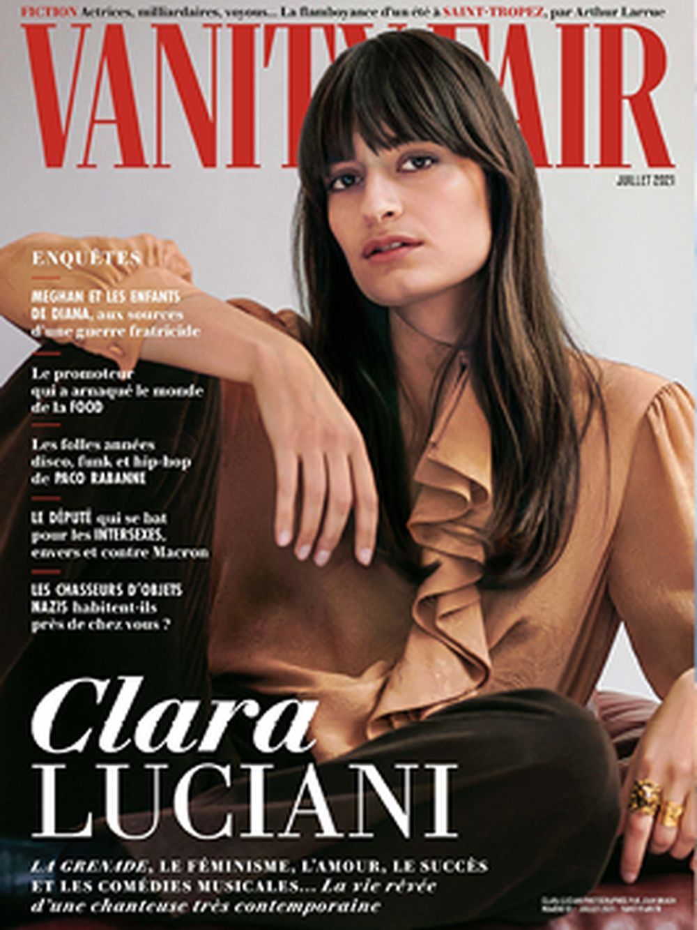 Vanity Fair Magasin Frankrig 2021 #91 Clara Luciani Originaludgave