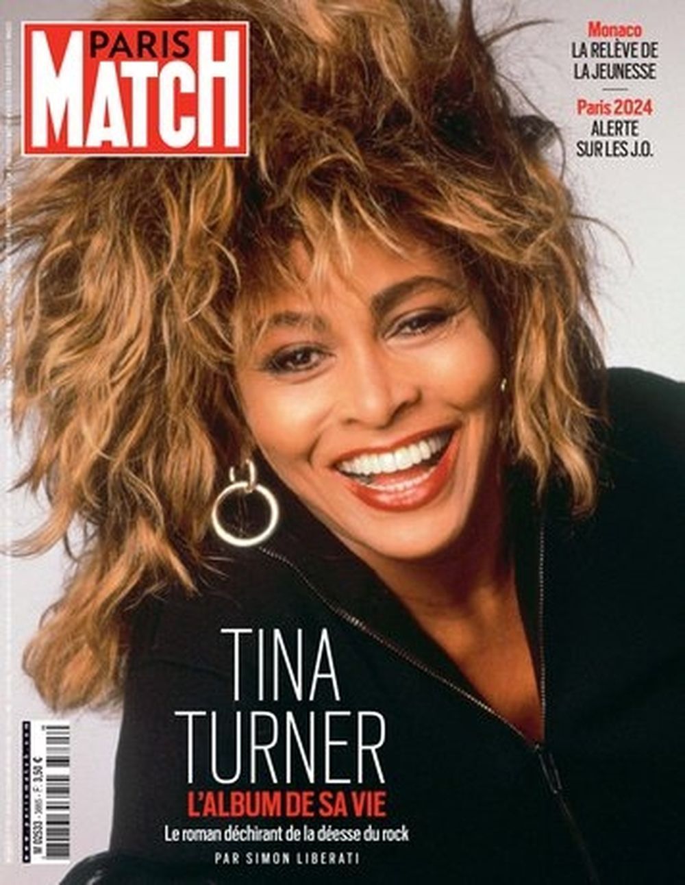 Paris Match Lehti Ranska 2023 #3865 Tina Turner Alkuperäinen painos