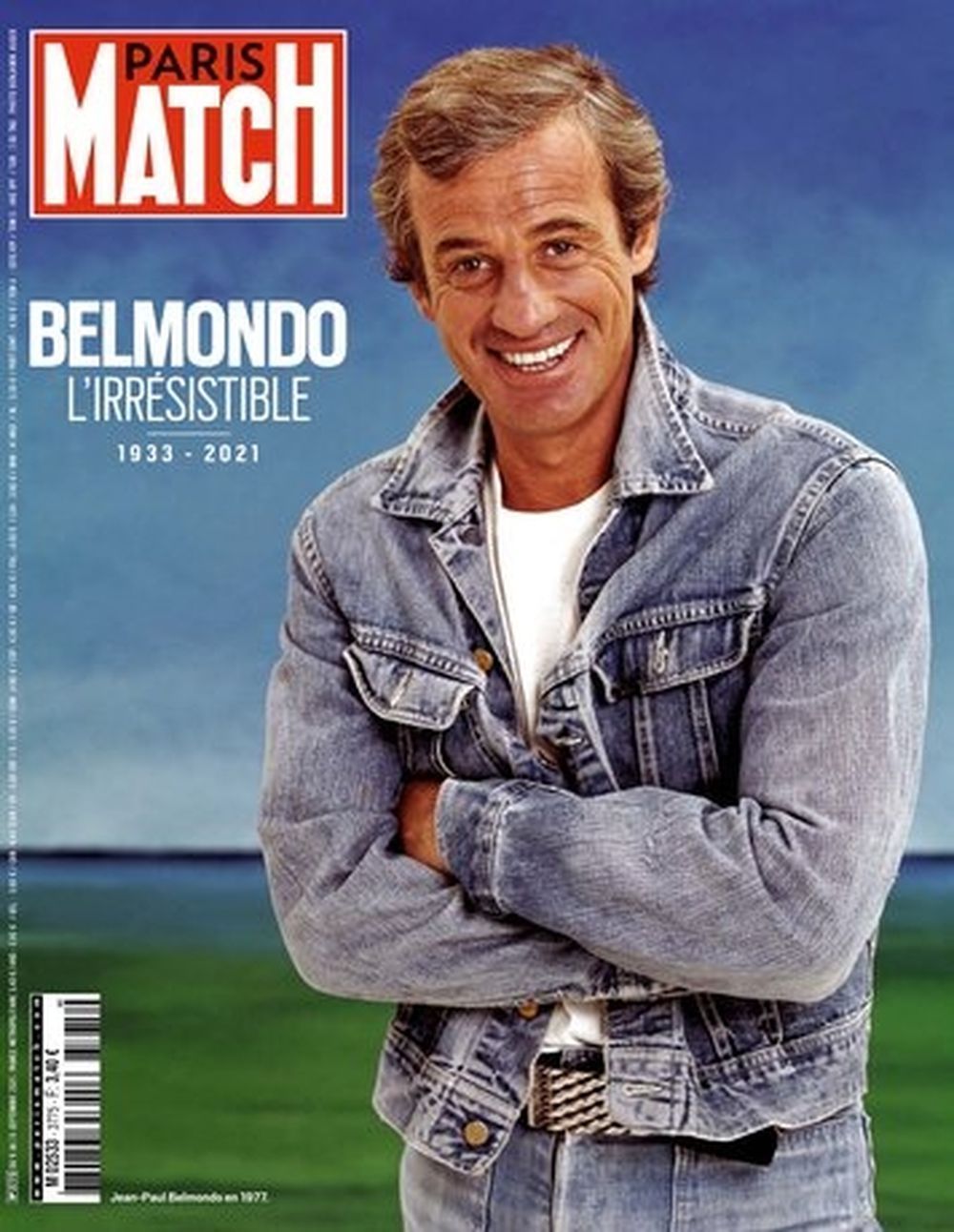 Paris Match Tijdschrift Frankrijk 2021 #3775 Jean Paul Belmondo Originele uitgave