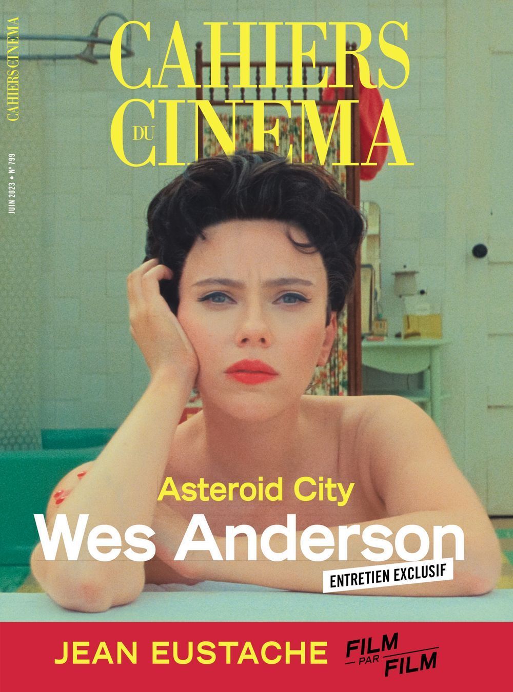 Cahiers Du Cinema Magasin Frankrike 2023 #799 Scarlett Ingrid Johansson Originalutgåva