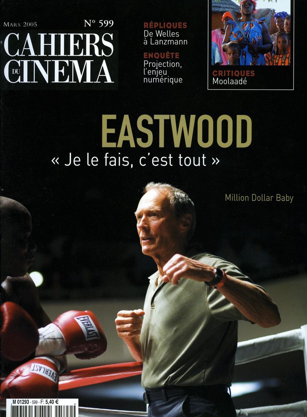 Cahiers Du Cinema Magasin Frankrike 2005 #599 Clint Eastwood Originalutgåva