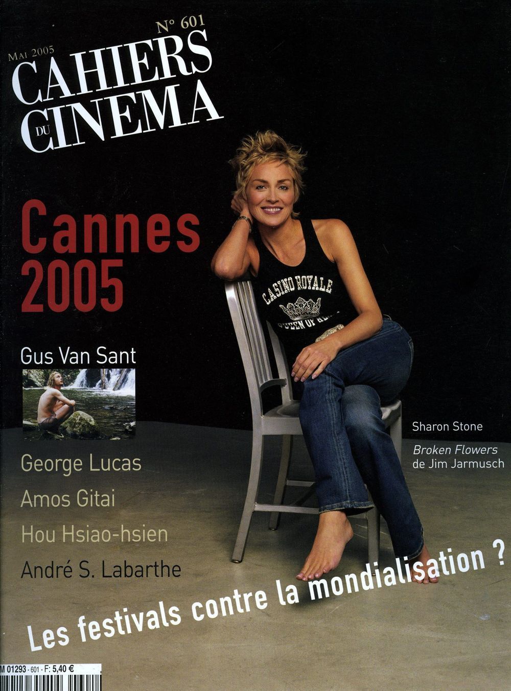 Cahiers Du Cinema Revista França 2005 #601 Sharon Stone Edição original