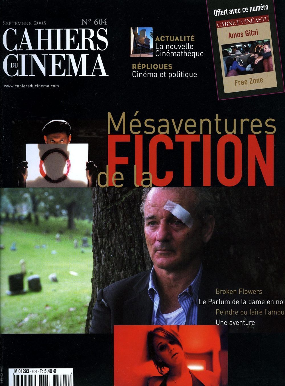 Cahiers Du Cinema Magasin Frankrike 2005 #604 Bill Murray Originalutgåva