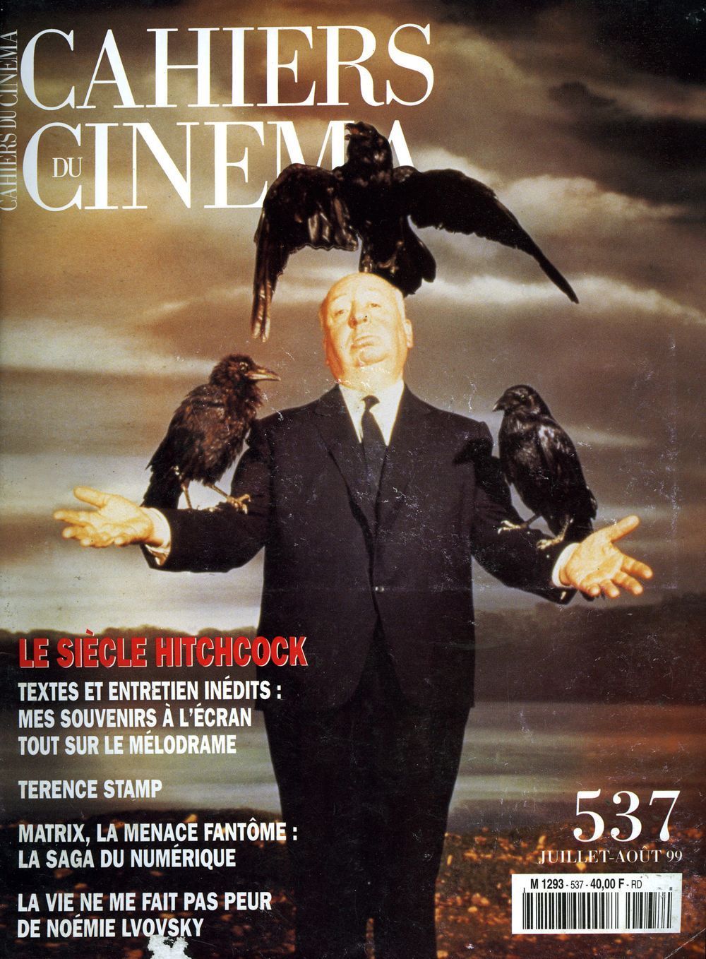 Cahiers Du Cinema Revista França 1999 #537 Alfred Hitchcock Edição original