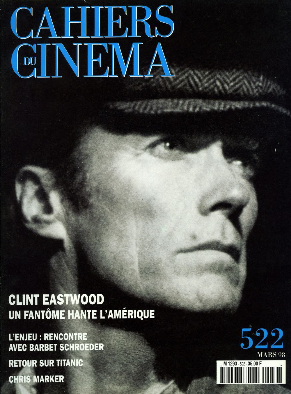 Cahiers Du Cinema Magazin Frankreich 1998 #522 Clint Eastwood