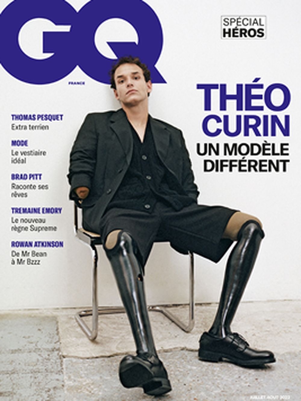 GQ Lehti Ranska 2022 #161 Theo Curin Alkuperäinen painos