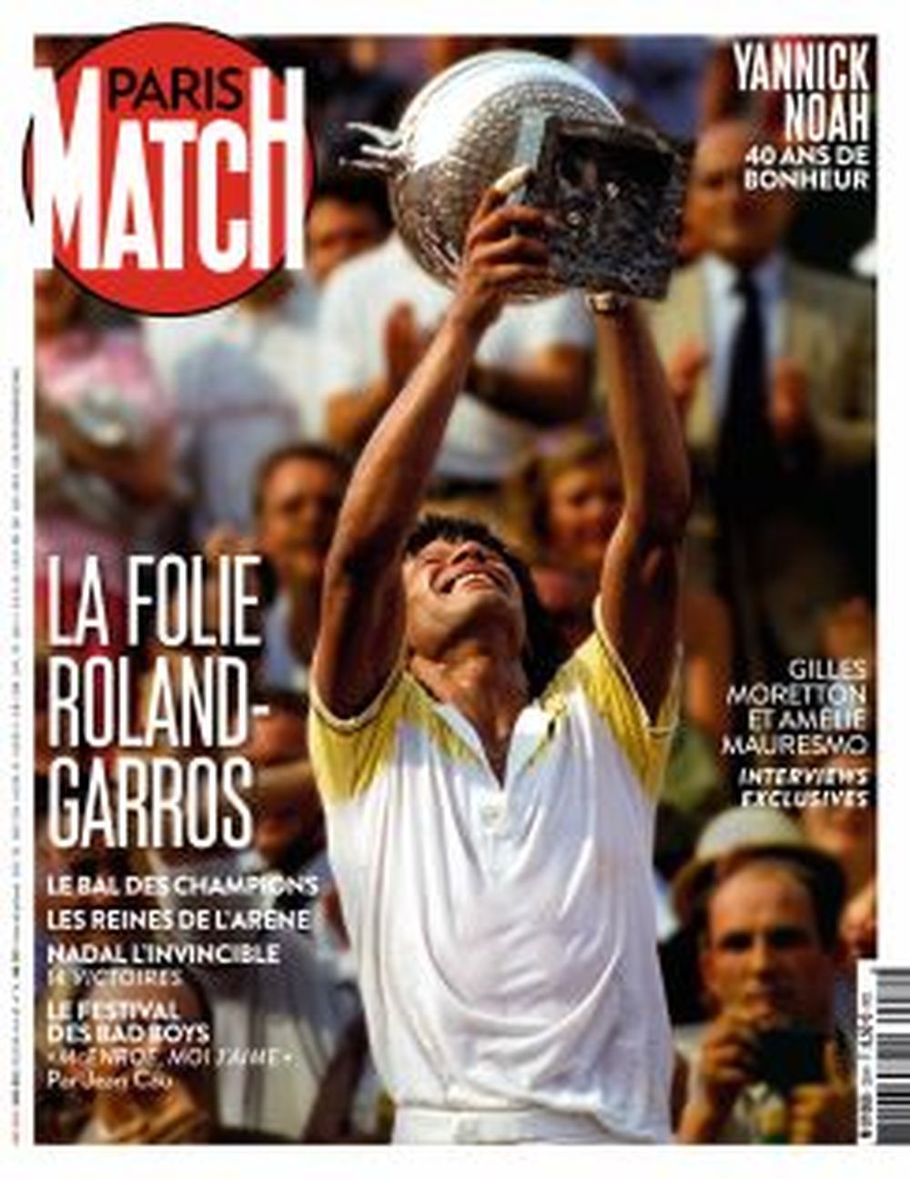 Paris Match Collection Revista Francia 2023 #35 Yannick Noah Edición original