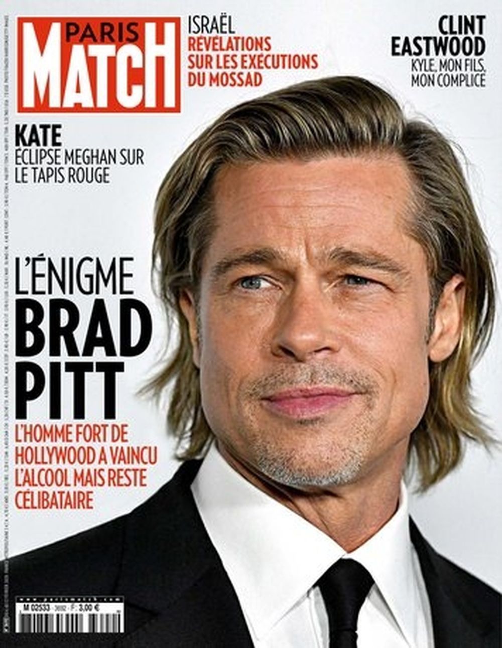 Paris Match Magasin Frankrike 2020 #3692 Brad Pitt Originalutgåva