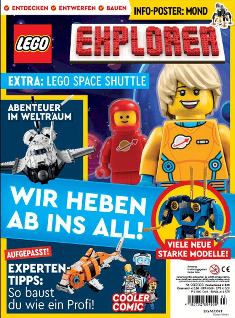 Lego Explorer Lehti Saksa 2023-03 Alkuperäinen painos