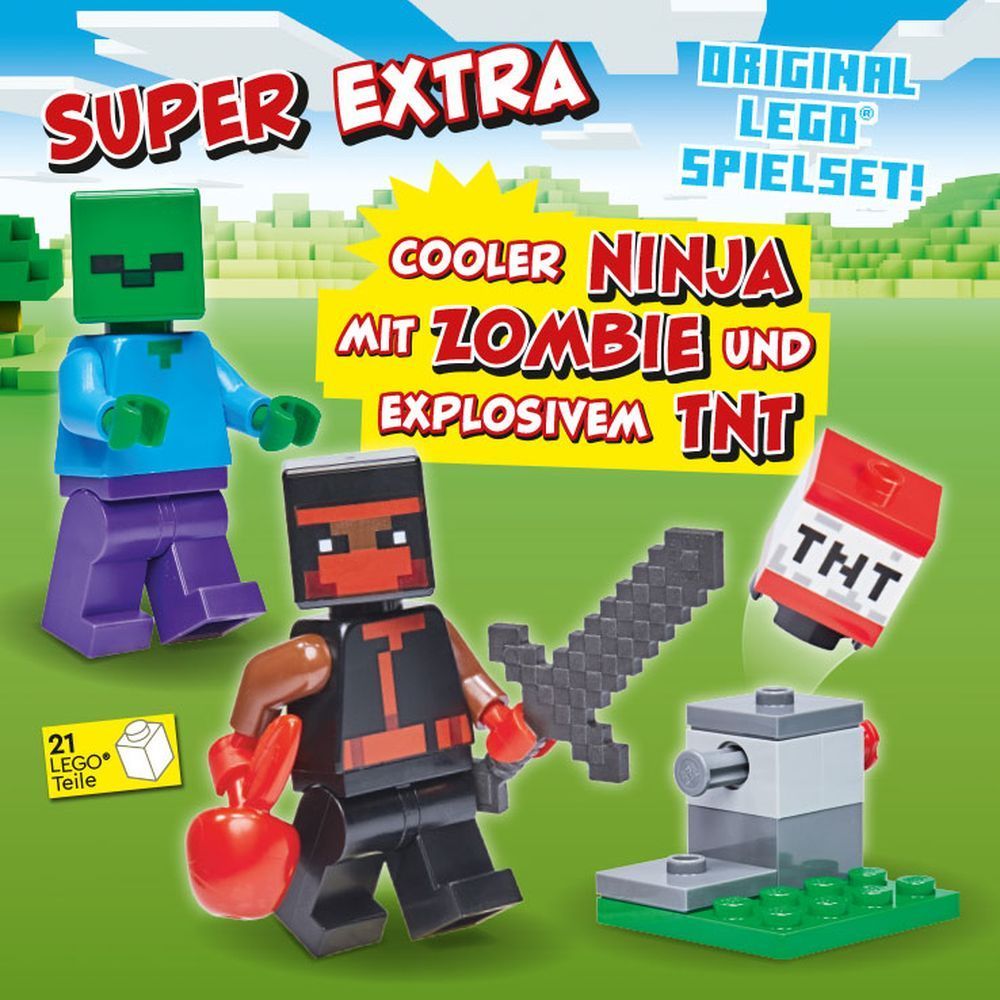 Lego Minecraft Tijdschrift Duitsland 2023 #12 Originele uitgave + Cadeau