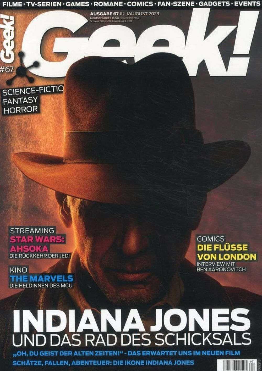 Geek Magasin Tyskland 2023 #67 Indiana Jones Harrison Ford