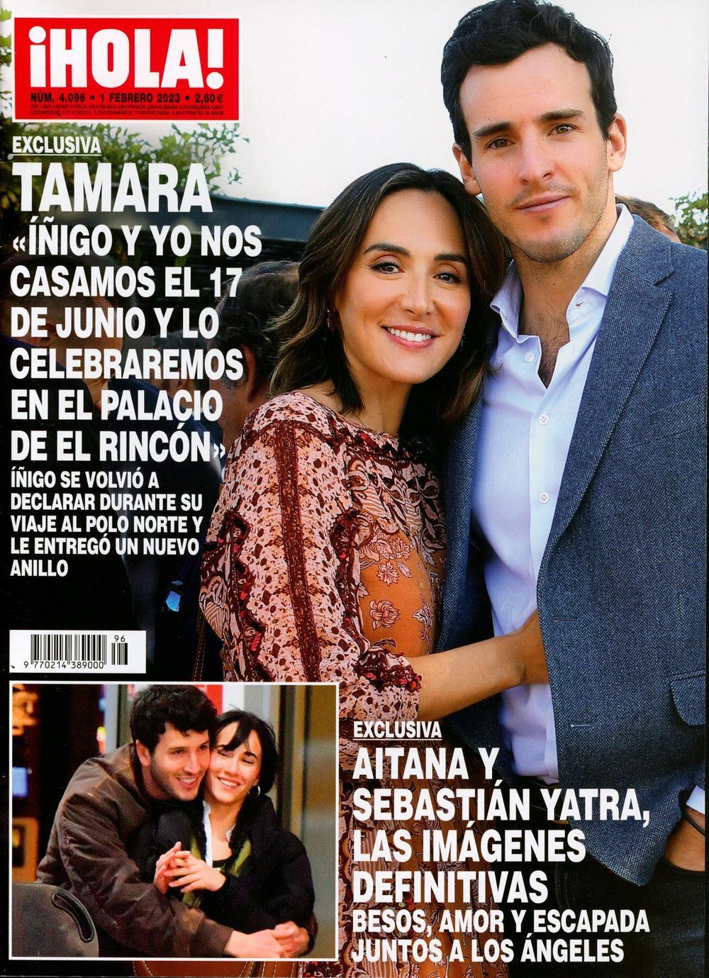 Hola Lehti Espanja 2023 #4096 Tamara Isabel Falco Preysler Alkuperäinen painos
